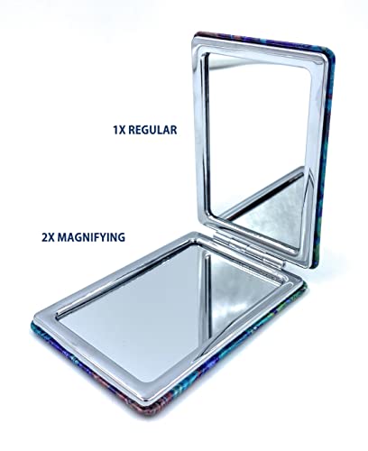 Van Gogh Art Compact Mirror, Foldable Makeup Mirror with Magnification