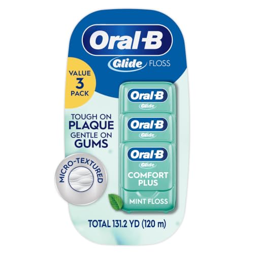 Oral-B Glide Comfort Plus Dental Floss 3 Pack (40m Each)