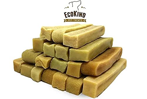 EcoKind Yak Cheese Dog Chews | 5 lb. Bag | Healthy Dog Treats, Odorless Dog Chews, Rawhide Free, Long Lasting Dog Bones for Aggressive Chewers, Indoors & Outdoor Use, Made in The Himalayans