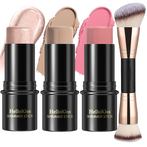 Hilareco Cream Contour Stick Kit - 3 Shades, Waterproof