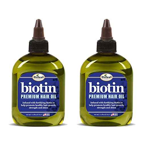 Difeel Premium Biotin Hair Oil 7.1 oz. - Deluxe 2-PC GIFT SET