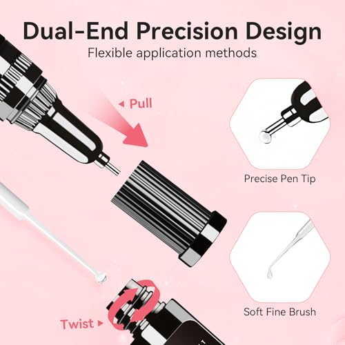 Makartt UV LED Nail Rhinestone Glue Kit - Strong Hold Gel for Gems & Charms