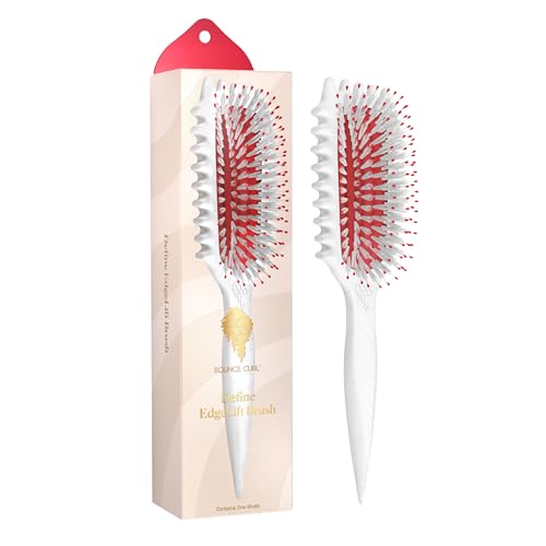Bounce Curl Define EdgeLift Brush Cherry - 5-in-1 Curl Styling & Smoothing Tool