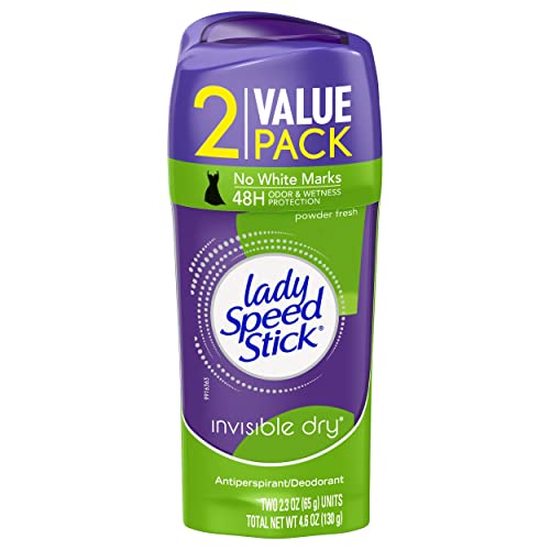 Invisible Dry Antiperspirant Stick, 24-Hour Fresh Protection, 2-Pack
