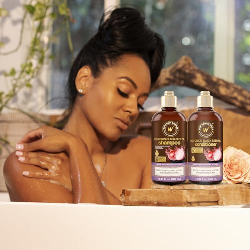 WOW Skin Science Red Onion & Black Seed Hair Shampoo & Conditioner Duo 16.9 oz