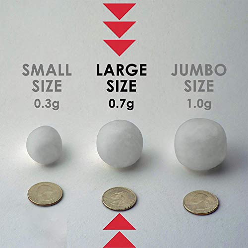 DecorRack 100 Large Cotton Balls - 100% Pure Cotton
