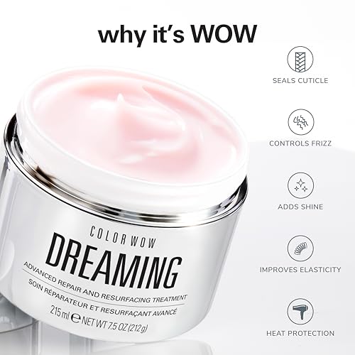 COLOR WOW Dreaming Repair & Resurfacing Hair Treatment 7.5 Fl Oz
