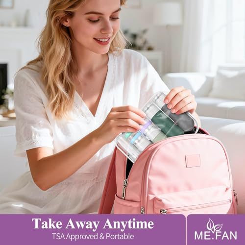 ME.FAN 18 Pack TSA Approved Travel Bottles Black & White - Leakproof Toiletry Set