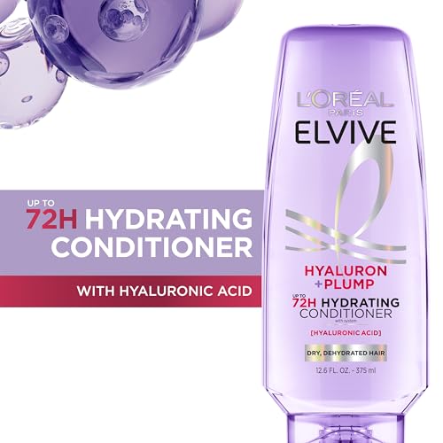 L'Oreal Paris Elvive Hyaluron Plump Hydrating Conditioner 12.6 Fl Oz
