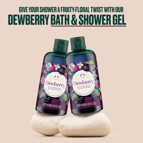 The Body Shop Dewberry Body Yogurt | 48hr Hydrating Moisturizer for Dry Skin | Fruity Scent, Lightweight, Vegan, 200 ml