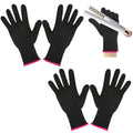 Heat Resistant Gloves for Hair Styling - 2 Pair Pack