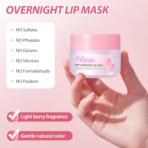 Lip Mask,Lip Balm,Overnight Lip Mask,Lip Cream,Lip Sleeping Mask,Enriched With Squalane And Jojoba Oil.A Long-Lasting,Deeply Nourishing Lip Treatment That Provides Intense Hydration Without Stickiness