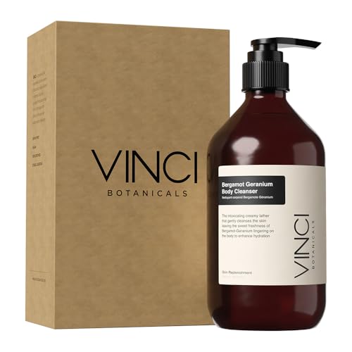 Bergamot Geranium Body Cleanser | Aromatic Body Wash to Hydrate & Balance Skin | Alternative to Regular Soap | Fresh & Sweet Aroma | Vegan, Cruelty & Paraben-Free | 500 ml