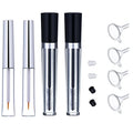 DIY Mascara & Eyeliner Tubes Kit, 8ml & 7ml Empty Bottles with Wands