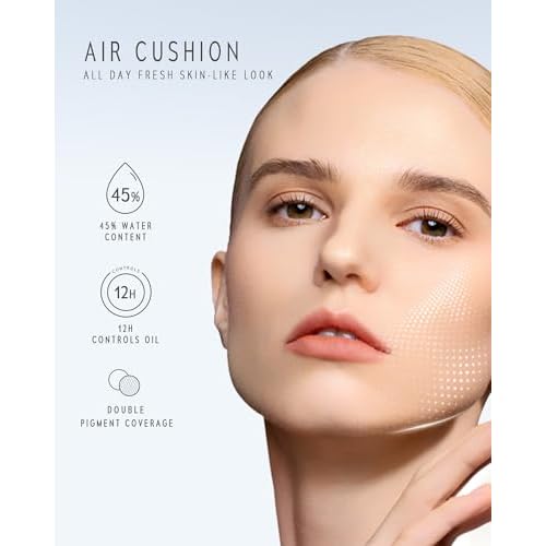 Timeless Lumina Matte Cover Cushion Foundation -02 Birch, Full Coverage Air Cushion, Lightweight & Natural Flawless Matte Finish, 12H Oil Control, Long-Lasting, Waterproof, Sweatproof