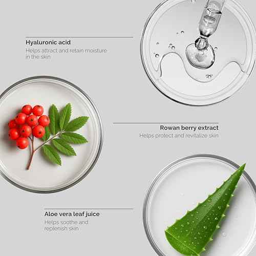 Nordisk Element Men¡¯s Moisturizing Day Cream with Hyaluronic Acid & Rowan Berry Extract Deep Hydration Lightweight Vegan Non Greasy Face Moisturizer Paraben Free Sulfate Free Clean Ingredients 1.7oz