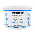 Waxness Soft Wax Tin Azulene 14 oz (400 g) ? Professional Strip Wax with Azulene for Face & Body, Smooth Application ? Made in Italy