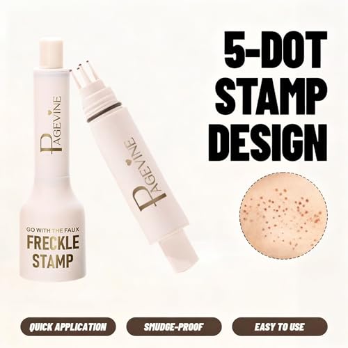 Freckle Stamp Pen for Natural Faux Freckles - Quick Dry & Waterproof