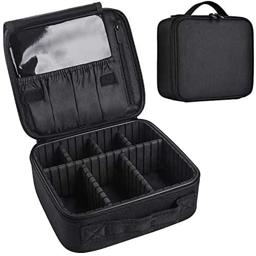Bvser Travel Makeup Case with Adjustable Dividers