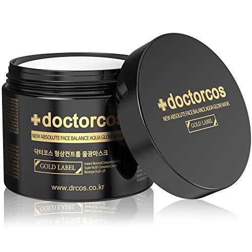 Gold Label Water Glow Mask Cream (4th Generation) | New Absolute Face Balance Aqua Glow Mask | Moisturizing Sheet Free Pack | Face Lifting & Wrinkle Improvement | Korean Skincare | 3.71 oz