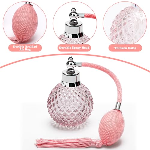 Refillable 100ml Crystal Glass Perfume Spray Bottle with Pineapple Pattern