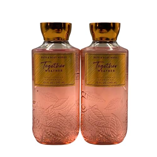 Bath & Body Works Shea + Vitamin E Shower Gel, Set of 2, 10oz Each (Together Weather)