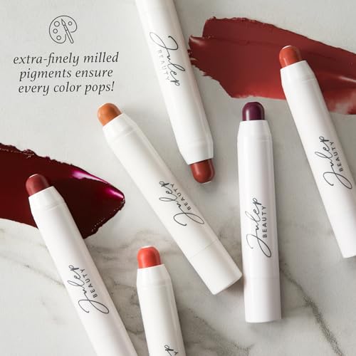 Julep It's Balm: Tinted Lip Balm + Buildable Lip Color -Rich Plum - Natural Gloss Finish - Hydrating Vitamin E Core - Vegan