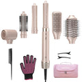 StyleVibe 6-in-1 Air Styler & Blow Dryer Brush with Auto-Wrap Curlers