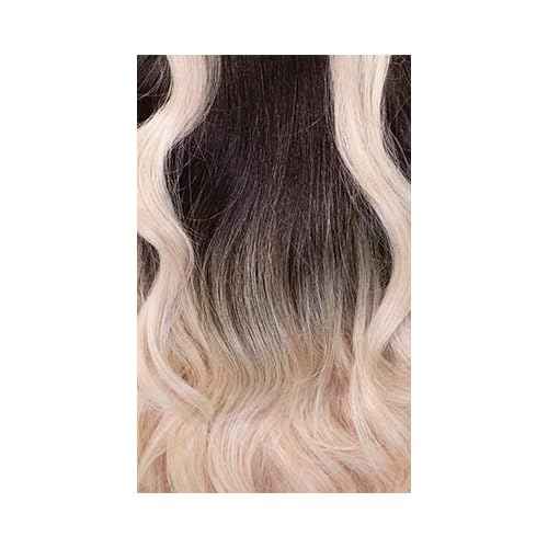 Sensationnel What Lace 13X6 Wigs - Tyrina Lacefrontal Hand Tied Glueless Synthetic With Natural Density Preplucked Hairline (MP/ROSEGOLD)