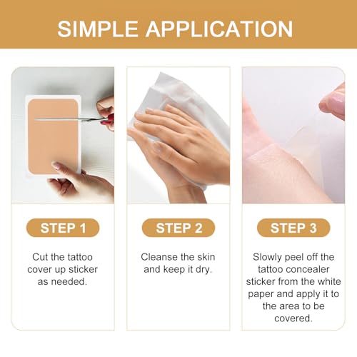 Tattoo Cover Up Patch - Waterproof Concealer Stickers (6 Pcs)