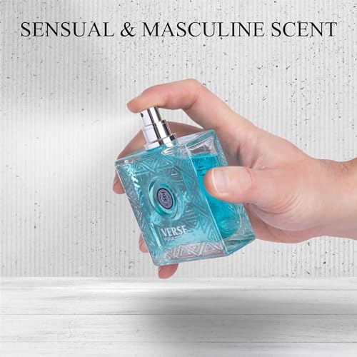 NovoGlow Verse Eau De Parfum for Men - Long Lasting Citrusy Floral Fragrance