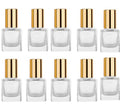 5ml Glass Essential Oil Roller Bottles, 10pcs Gold