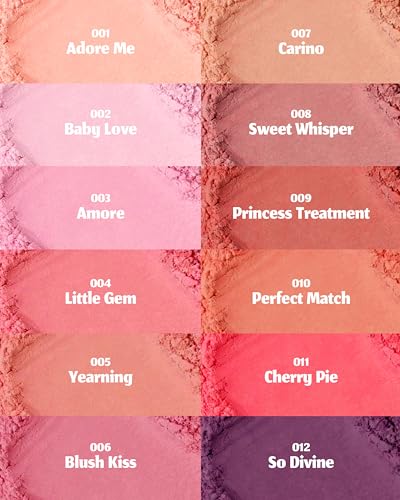 Moira Love Blur Blush - Cream-to-Powder Makeup (002 Baby Love)