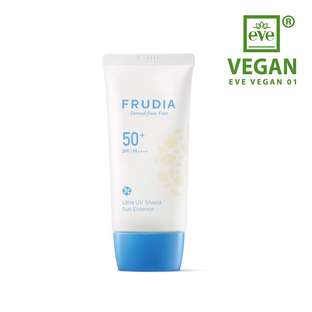 WELCOS FRUDIA Sun Block Day Cream Essence SPF | Organic Hydrating Face Cream Vegan Face Moisturizer for Dry Skin | Sun Screens Lotion Day Moisturizer Women Korean Skin Care 1.76 fl oz