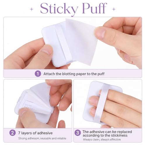 Gjinxi 500 Sheets Oil Blotting Paper with Mirror – Oily Skin