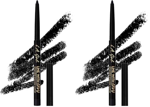 L.A. Girl Line With Envy Eyeliner Super Black 2-Pack