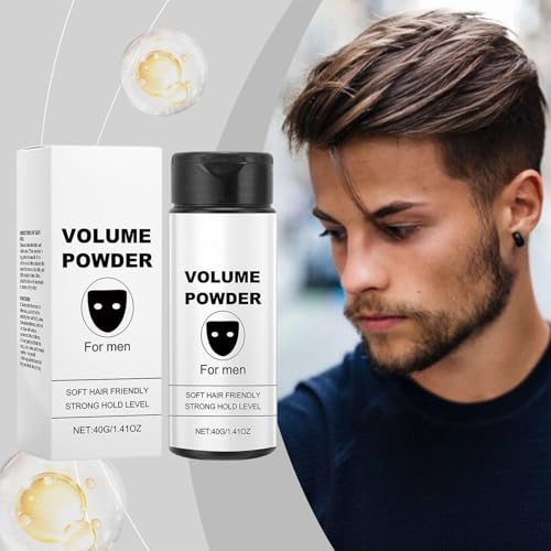 Men's Hair Texture Powder - Volumizing Styling Powder for Fuller Hair