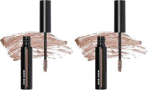 e.l.f. Wow Brow Gel Taupe - Fiber-Infused Wax-Gel, 2 Pack