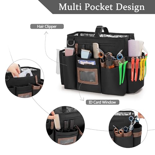 BAFASO Insulated Hairdresser Bag with Shoulder Strap & Waist Belt