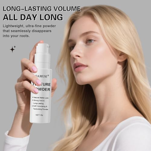 DAMUSI Hair Texture Powder Spray - Volumizing Matte Finish