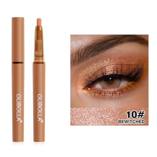 Shimmer Eyeshadow Stick Waterproof - 12 Colors Metallic