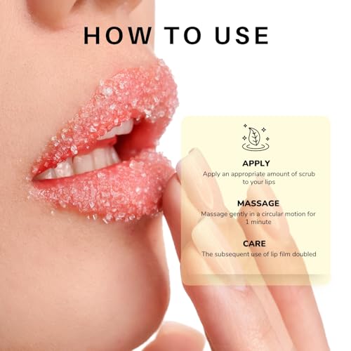Lip Mask & Scrub Set - Honey Milk Protein Overnight Moisturizer