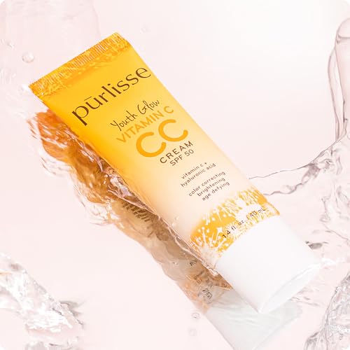 pūrlisse Youth Glow Vitamin C CC Cream SPF 50 Light
