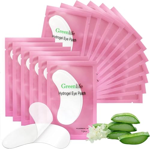 GreenLife 50 Pairs Hydrogel Eye Pads for Lash Extensions