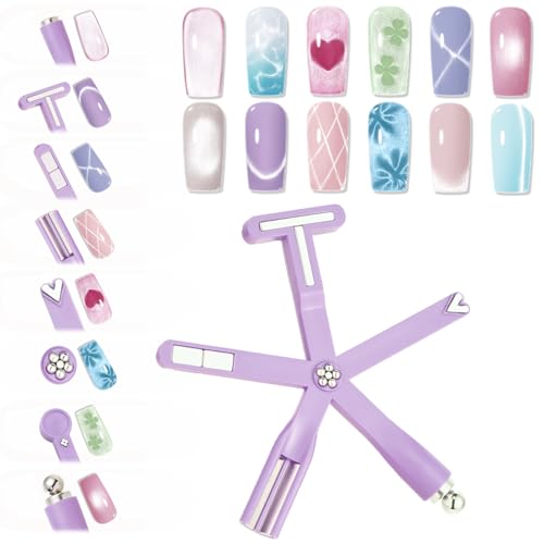 Modelones 8-in-1 Cat Eye Magnet Tool for Stunning Magnetic Nail Art — Strong Magnetic for Cateye Gel Polish