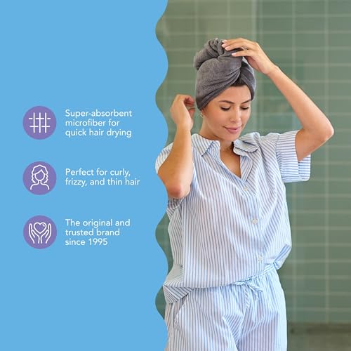 Turbie Twist 2-Pack Microfiber Hair Towel Wrap