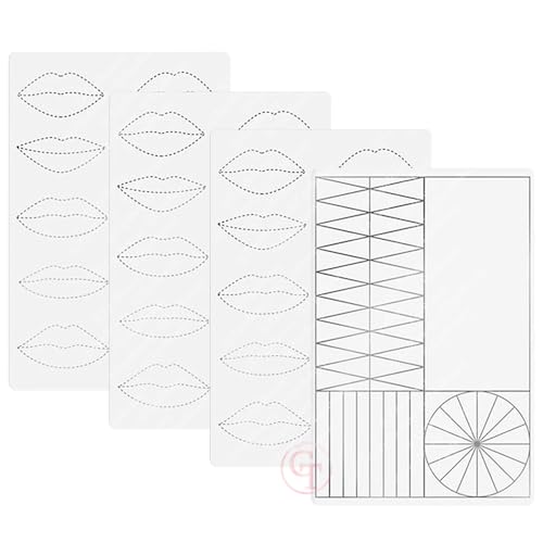 Microblading Practice Skin Pad - 5 Pack Double-Sided Eyebrow