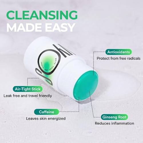 WYOS Face Cleanser & Clay Face Mask Stocking Stuffer Bundle | Travel Size, Leak Free, Vegan, Cruelty Free, Portable, Sulfate Free, Paraben Free