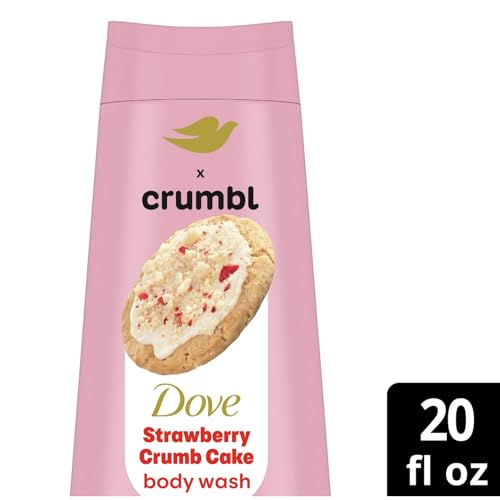 Dove Crumbl Strawberry Body Wash & Scrub Combo 35oz