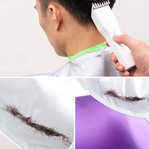 Hair Cutting Cape with Hair Catcher for Men & Women